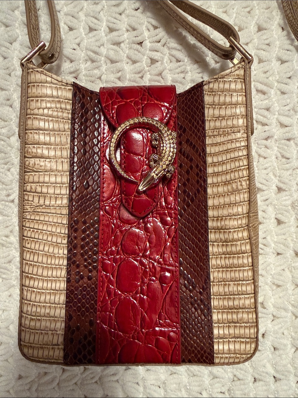 EUC Brahmin Marley Multi Westlake Leather Crossbody - Picture 2 of 14